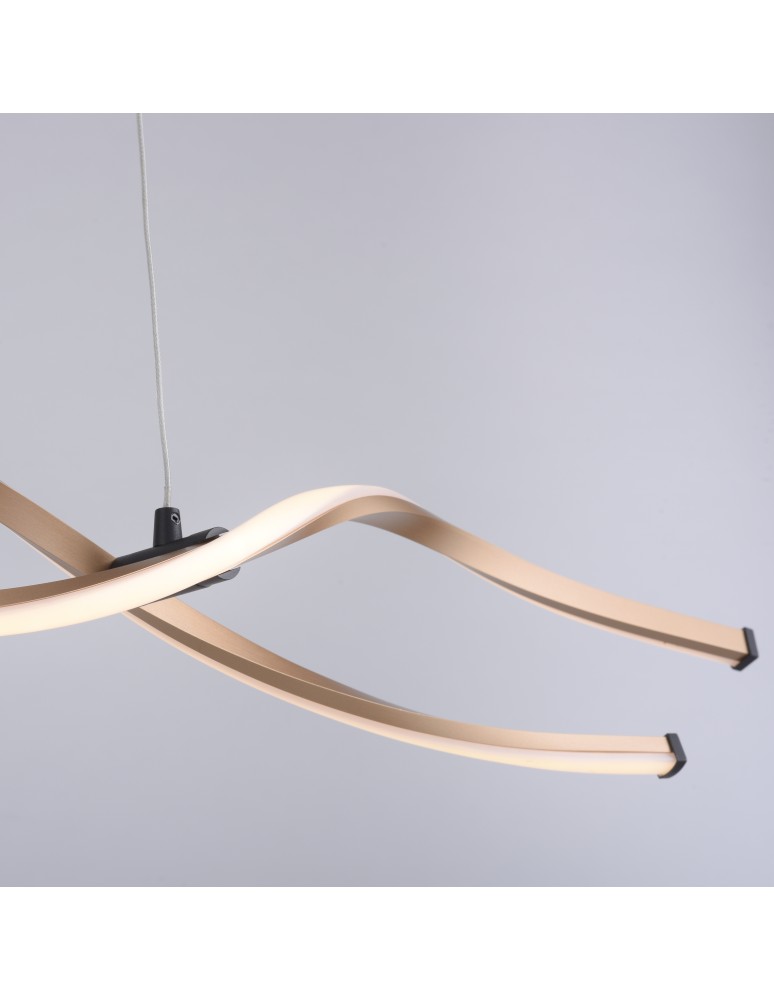 Paul Neuhaus Polia Lampa Wisząca Czarny/Złoty 9142-18