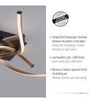 Paul Neuhaus Polina Lampa Sufitowa Czarny/Złoty 9144-18
