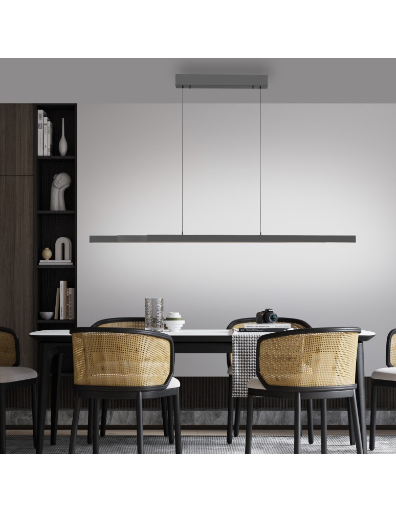 Paul Neuhaus Adriana Comfort Lift Lampa Wisząca Antracyt 2598-13