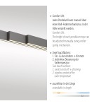 Paul Neuhaus Adriana Comfort Lift Lampa Wisząca Antracyt 2598-13