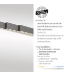 Paul Neuhaus Adriana Comfort Lift Lampa Wisząca Antracyt 2598-13
