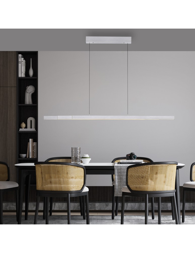 Paul Neuhaus Adriana Comfort Lift Lampa Wisząca Srebrny 2598-95