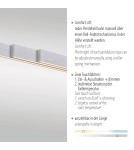 Paul Neuhaus Adriana Comfort Lift Lampa Wisząca Srebrny 2598-95