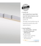 Paul Neuhaus Adriana Comfort Lift Lampa Wisząca Srebrny 2598-95