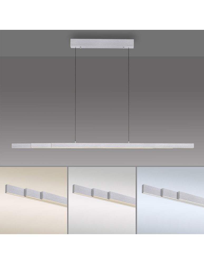 Paul Neuhaus Adriana Comfort Lift Lampa Wisząca Srebrny 2598-95