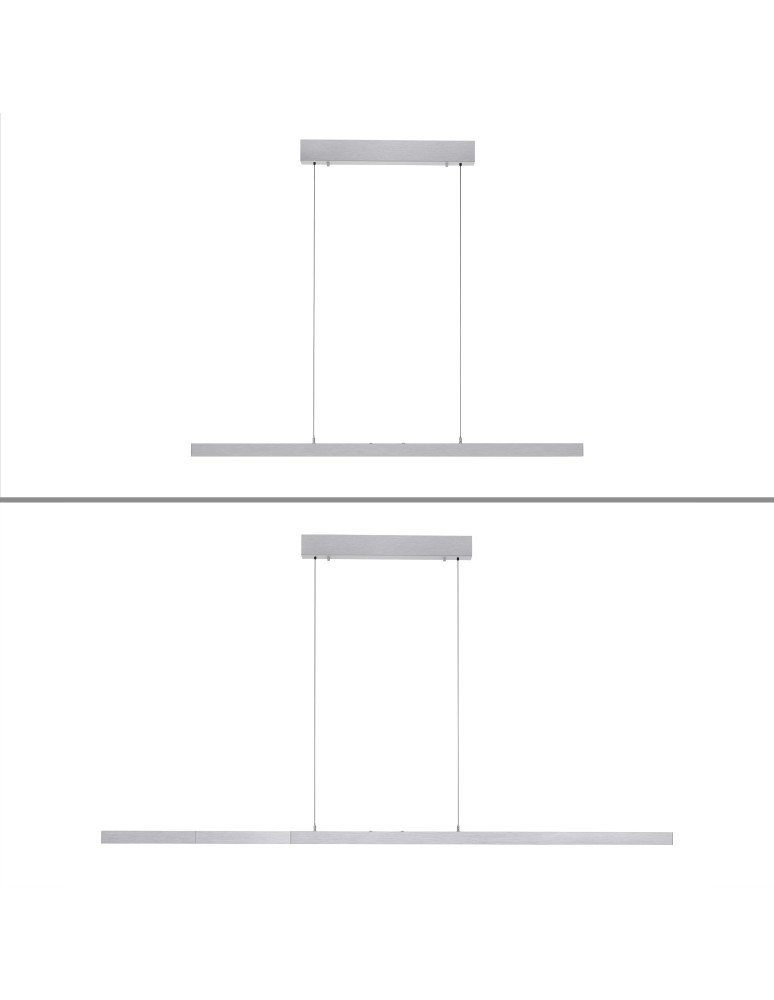Paul Neuhaus Adriana Comfort Lift Lampa Wisząca Srebrny 2598-95