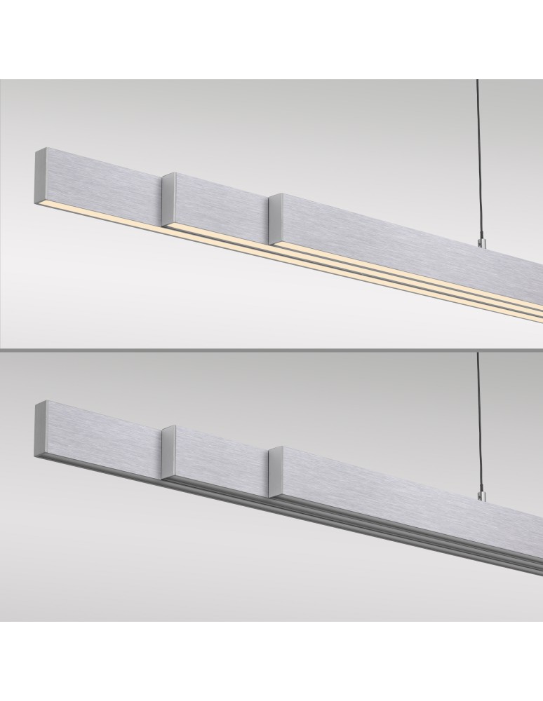 Paul Neuhaus Adriana Comfort Lift Lampa Wisząca Srebrny 2598-95