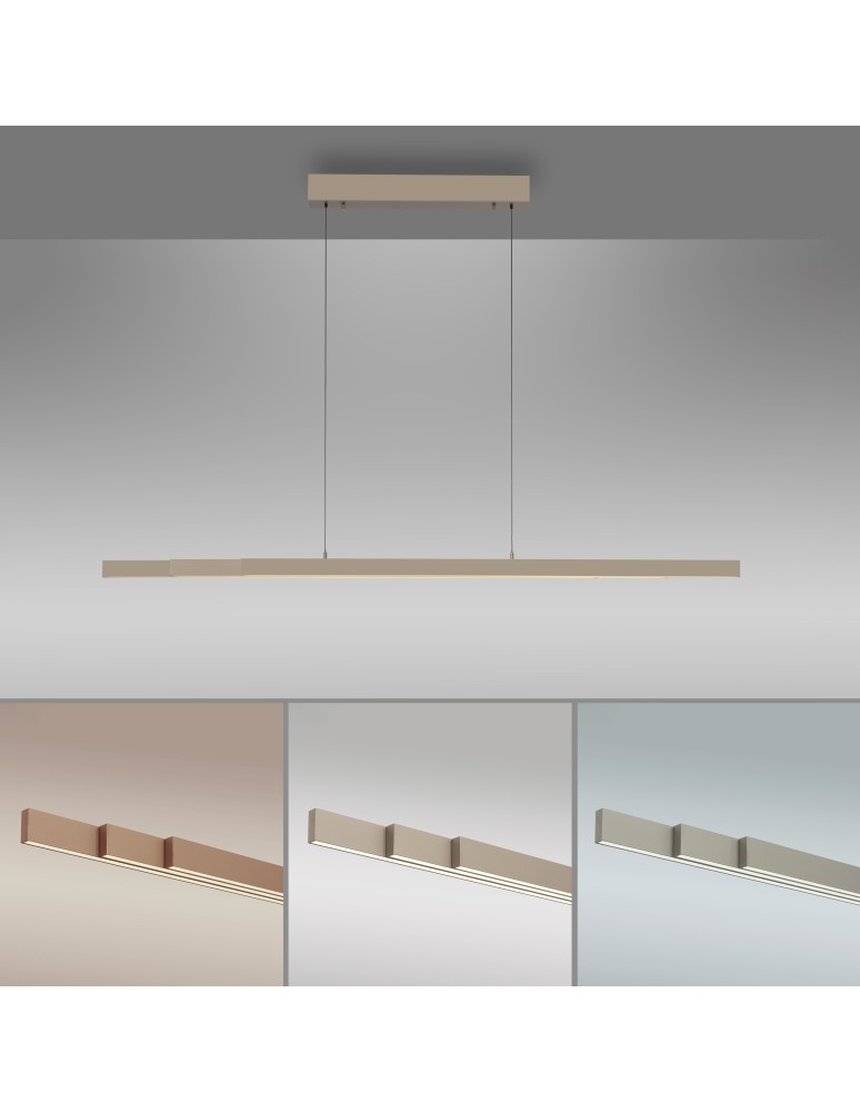 Paul Neuhaus Adriana Comfort Lift Lampa Wisząca Mosiądz 2598-97
