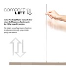 Paul Neuhaus Adriana Comfort Lift Lampa Wisząca Mosiądz 2598-97