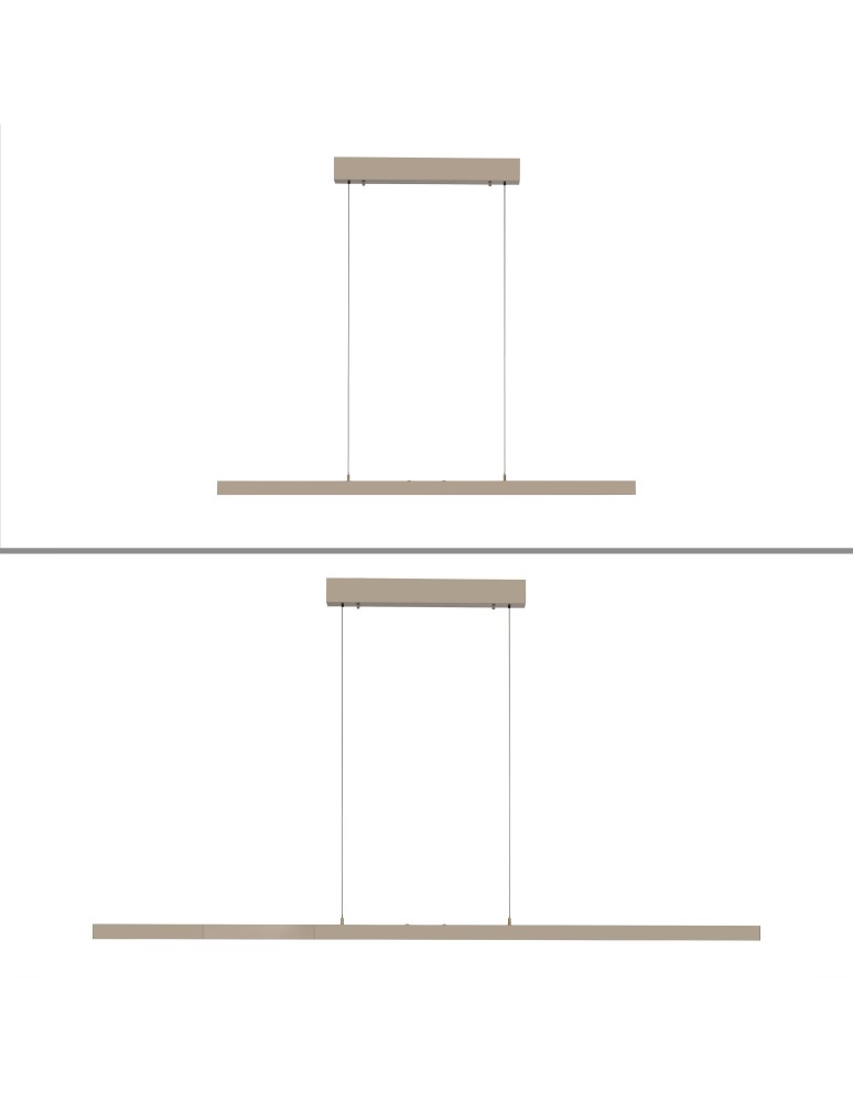 Paul Neuhaus Adriana Comfort Lift Lampa Wisząca Mosiądz 2598-97