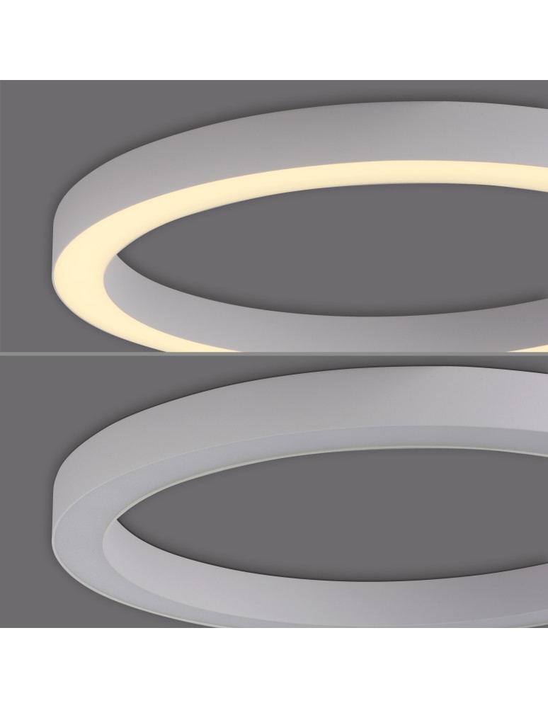 Paul Neuhaus Pure Lines Round Lampa Sufitowa Biała 6309-16