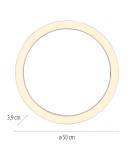 Paul Neuhaus Pure Lines Round Lampa Sufitowa Biała 6309-16
