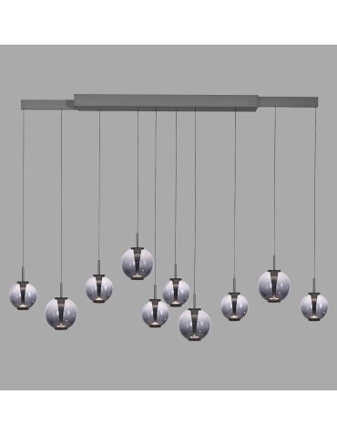 Paul Neuhaus Pure E-Infinity Lampa Wisząca Szara 2221-15