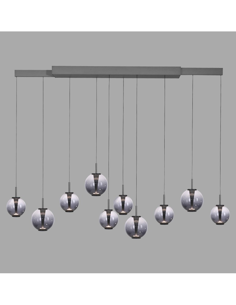 Paul Neuhaus Pure E-Infinity Lampa Wisząca Szara 2221-15