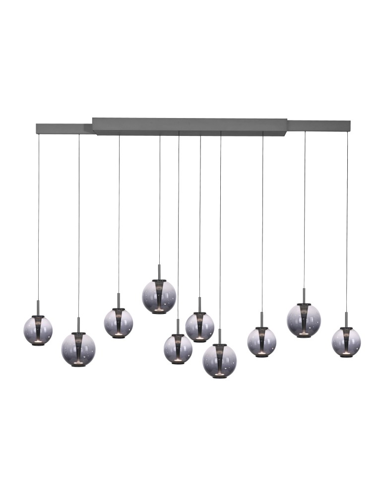 Paul Neuhaus Pure E-Infinity Lampa Wisząca Szara 2221-15