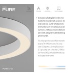 Paul Neuhaus Pure Lines Round Lampa Sufitowa Biała 6310-16
