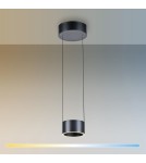 Paul Neuhaus Pure Clipse Lampa Wisząca Szara 2471-15