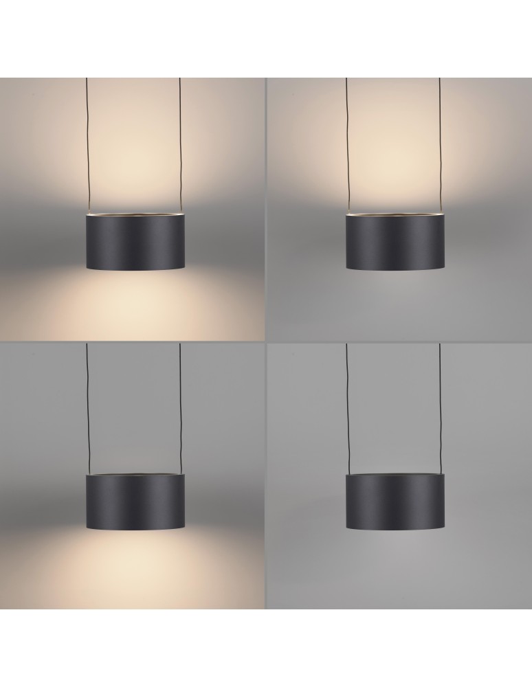 Paul Neuhaus Pure Clipse Lampa Wisząca Szara 2471-15