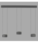 Paul Neuhaus Pure Clipse Lampa Wisząca Szara 2473-15