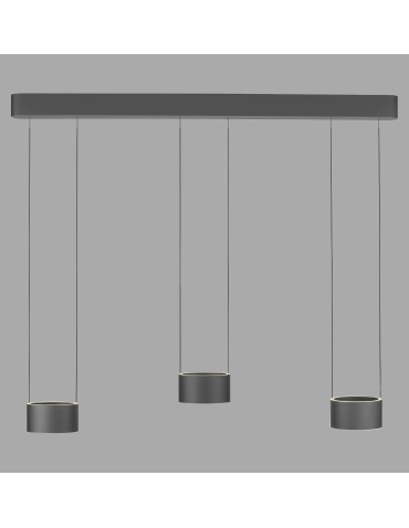 Paul Neuhaus Pure Clipse Lampa Wisząca Szara 2473-15