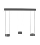 Paul Neuhaus Pure Clipse Lampa Wisząca Szara 2473-15