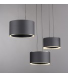 Paul Neuhaus Pure Clipse Lampa Wisząca Szara 2473-15