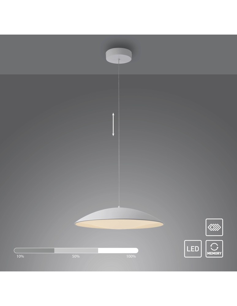 Paul Neuhaus Lente Lampa Wisząca Biała 14607-16
