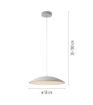 Paul Neuhaus Lente Lampa Wisząca Biała 14607-16