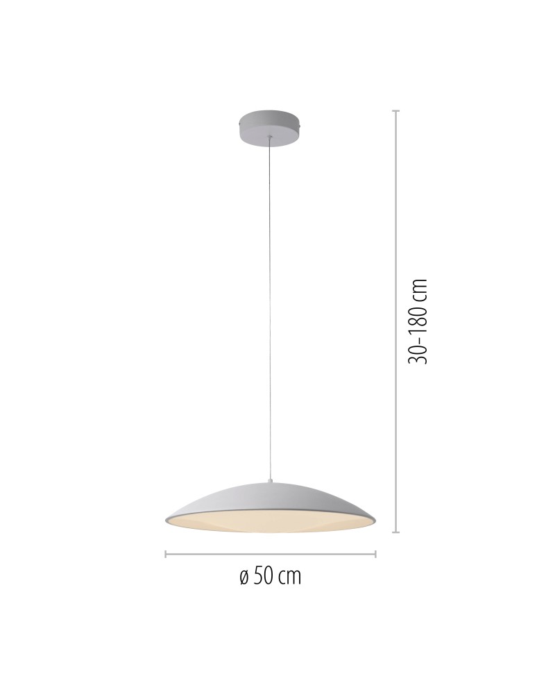 Paul Neuhaus Lente Lampa Wisząca Biała 14607-16