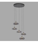 Paul Neuhaus Posh Lampa Wisząca Szara 15694-15