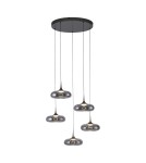 Paul Neuhaus Posh Lampa Wisząca Szara 15694-15