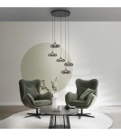 Paul Neuhaus Posh Lampa Wisząca Szara 15694-15