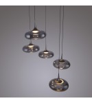 Paul Neuhaus Posh Lampa Wisząca Szara 15694-15