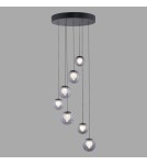 Paul Neuhaus Pure Popup Lampa Wisząca Szara 2587-15