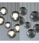 Paul Neuhaus Pure Popup Lampa Wisząca Szara 2587-15