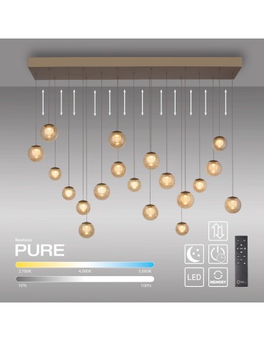 Paul Neuhaus Pure Popup Lampa Wisząca Brązowy 2589-97 - product 2