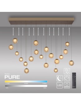 Paul Neuhaus Pure Popup Lampa Wisząca Brązowy 2589-97 - produkt 2