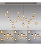 Paul Neuhaus Pure Popup Lampa Wisząca Brązowy 2589-97