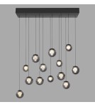 Paul Neuhaus Pure Popup Lampa Wisząca Szara 2590-15