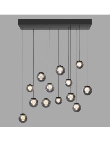 Paul Neuhaus Pure Popup Lampa Wisząca Szara 2590-15