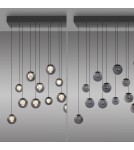 Paul Neuhaus Pure Popup Lampa Wisząca Szara 2590-15