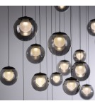 Paul Neuhaus Pure Popup Lampa Wisząca Szara 2590-15