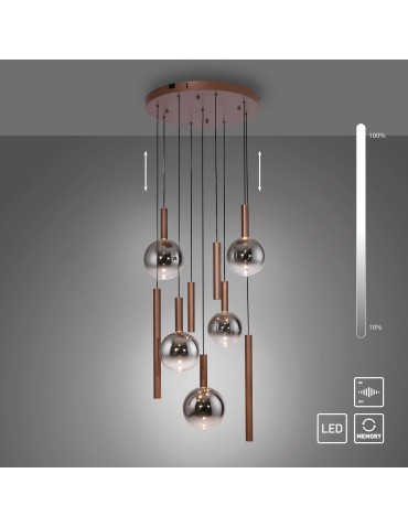 Paul Neuhaus Bowl Lampa Wisząca Brązowa 2287-23 - product 2
