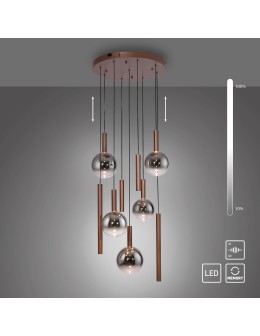 Paul Neuhaus Bowl Lampa Wisząca Brązowa 2287-23 - product 2