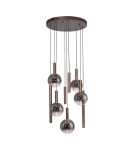 Paul Neuhaus Bowl Lampa Wisząca Brązowa 2287-23