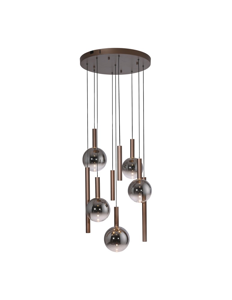 Paul Neuhaus Bowl Lampa Wisząca Brązowa 2287-23