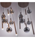 Paul Neuhaus Bowl Lampa Wisząca Brązowa 2287-23