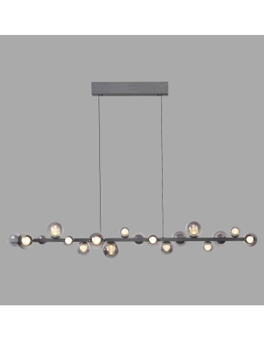 Paul Neuhaus Pure E-Popup Lampa Wisząca Szara 2558-15