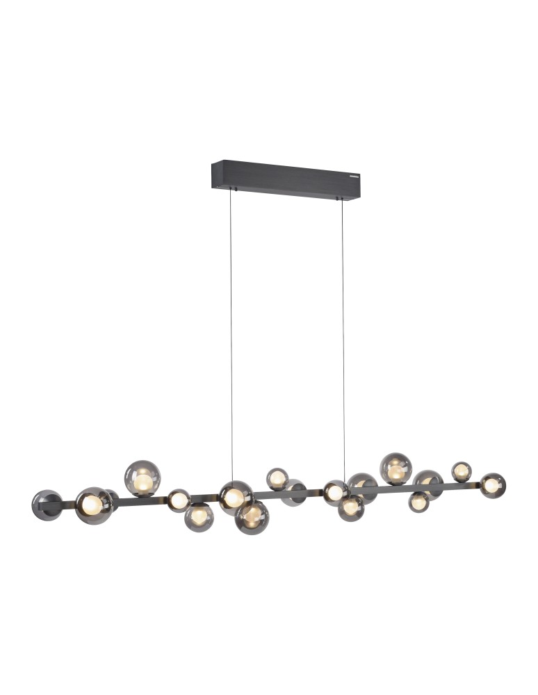 Paul Neuhaus Pure E-Popup Lampa Wisząca Szara 2558-15