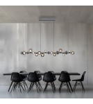 Paul Neuhaus Pure E-Popup Lampa Wisząca Szara 2558-15
